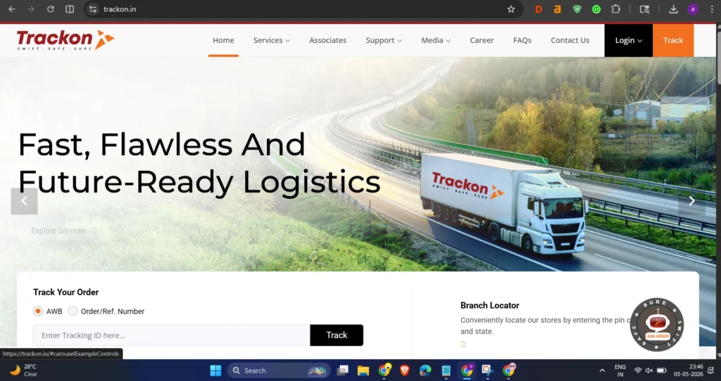 Open the Tracking Tool